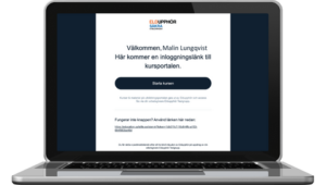 Bild inloggning lank HLR E-learning | Sakra Utbildningar